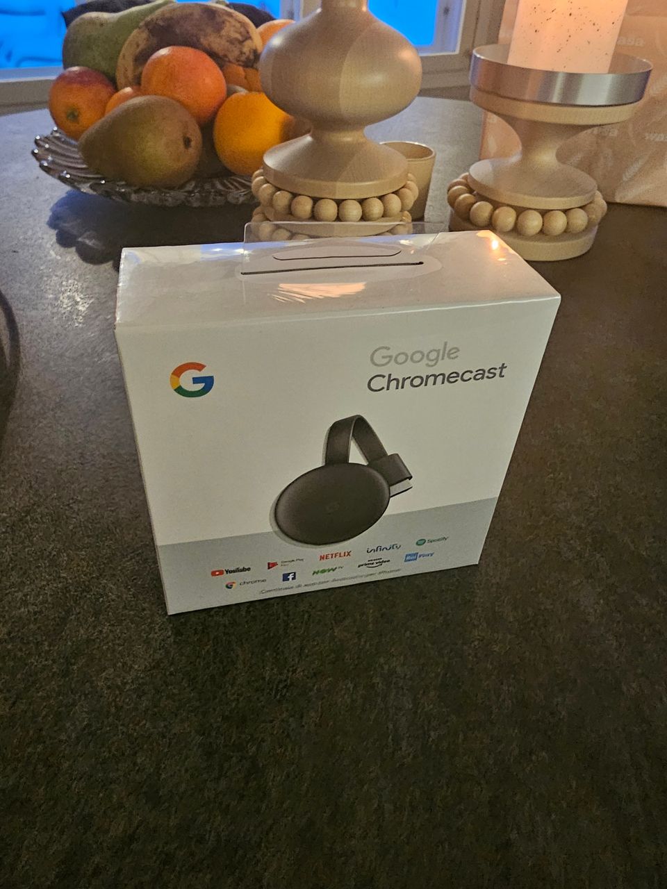 Chromecast uusi avaamaton usi