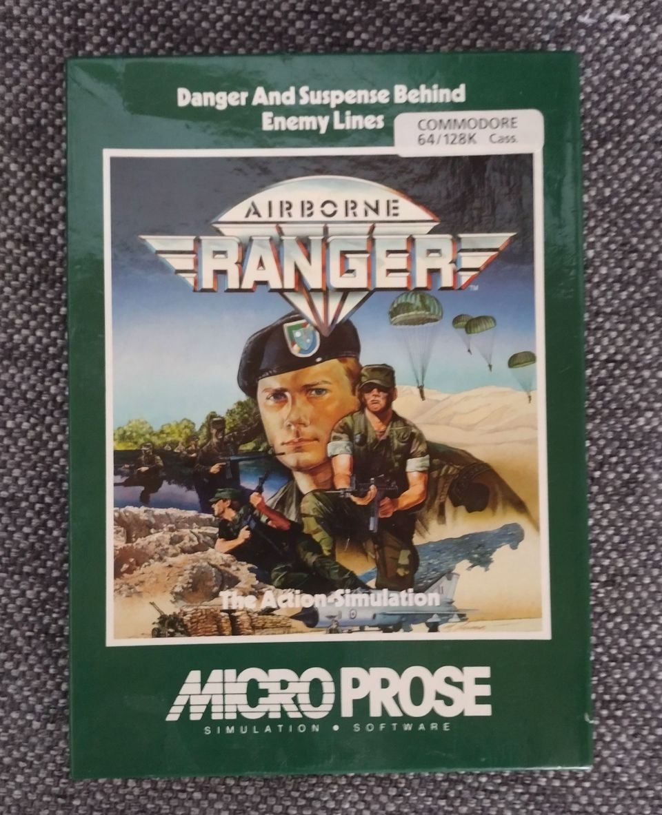 Airborne Ranger Commodore 64 kasetti