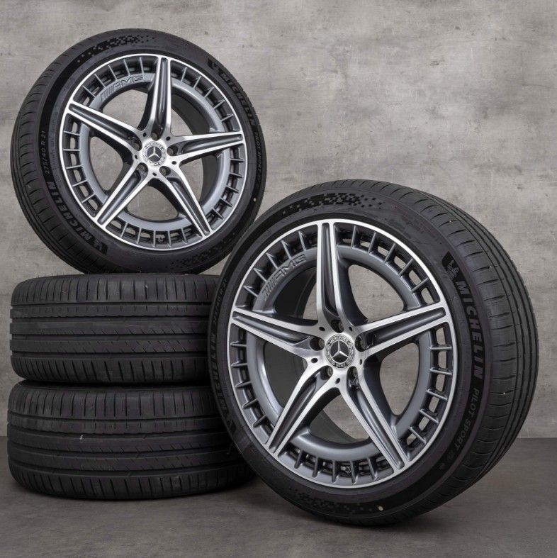 MB R21x10 5x112 ET 47 66.6 uudet+275/40R21 Michelin Pilot Sport EV