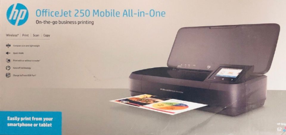 HP Office Jet 250 Mobile All-In-One monitoimitulostin