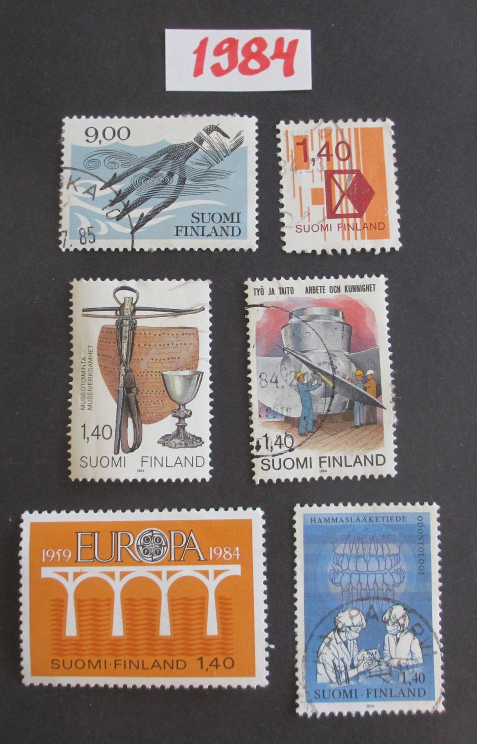Suomi postimerkkejä 1984