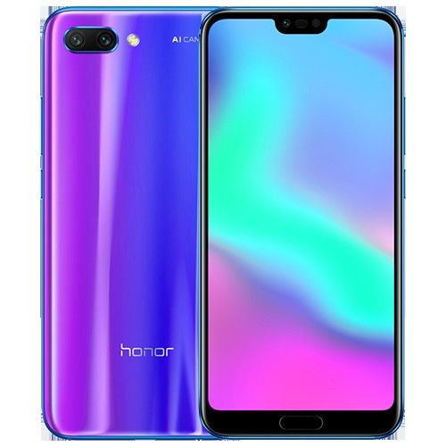 Honor 10 älypuhelin 64gb, sininen-violetti, käytetty (reused)