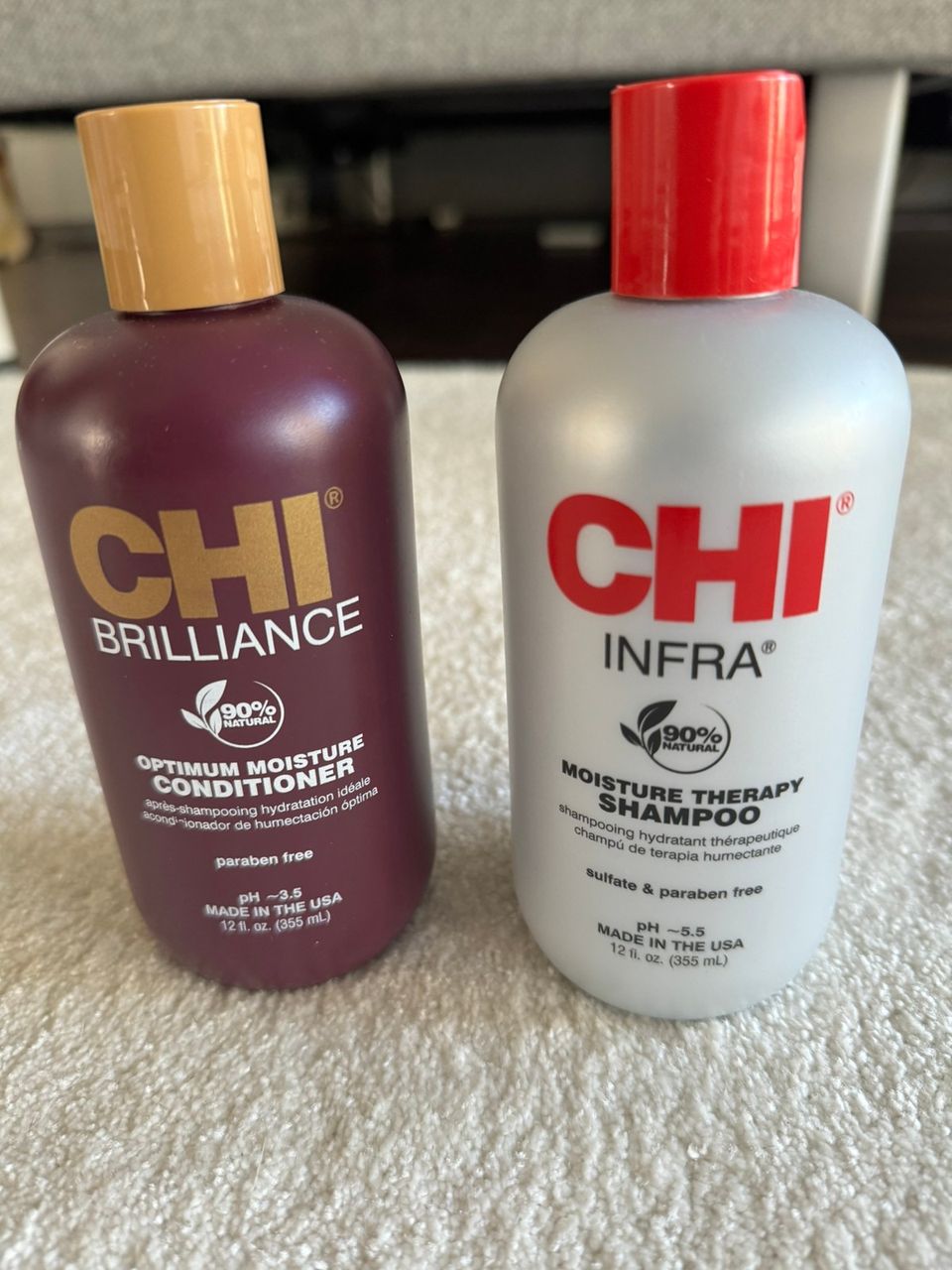 CHI shampoo ja hoitoaine