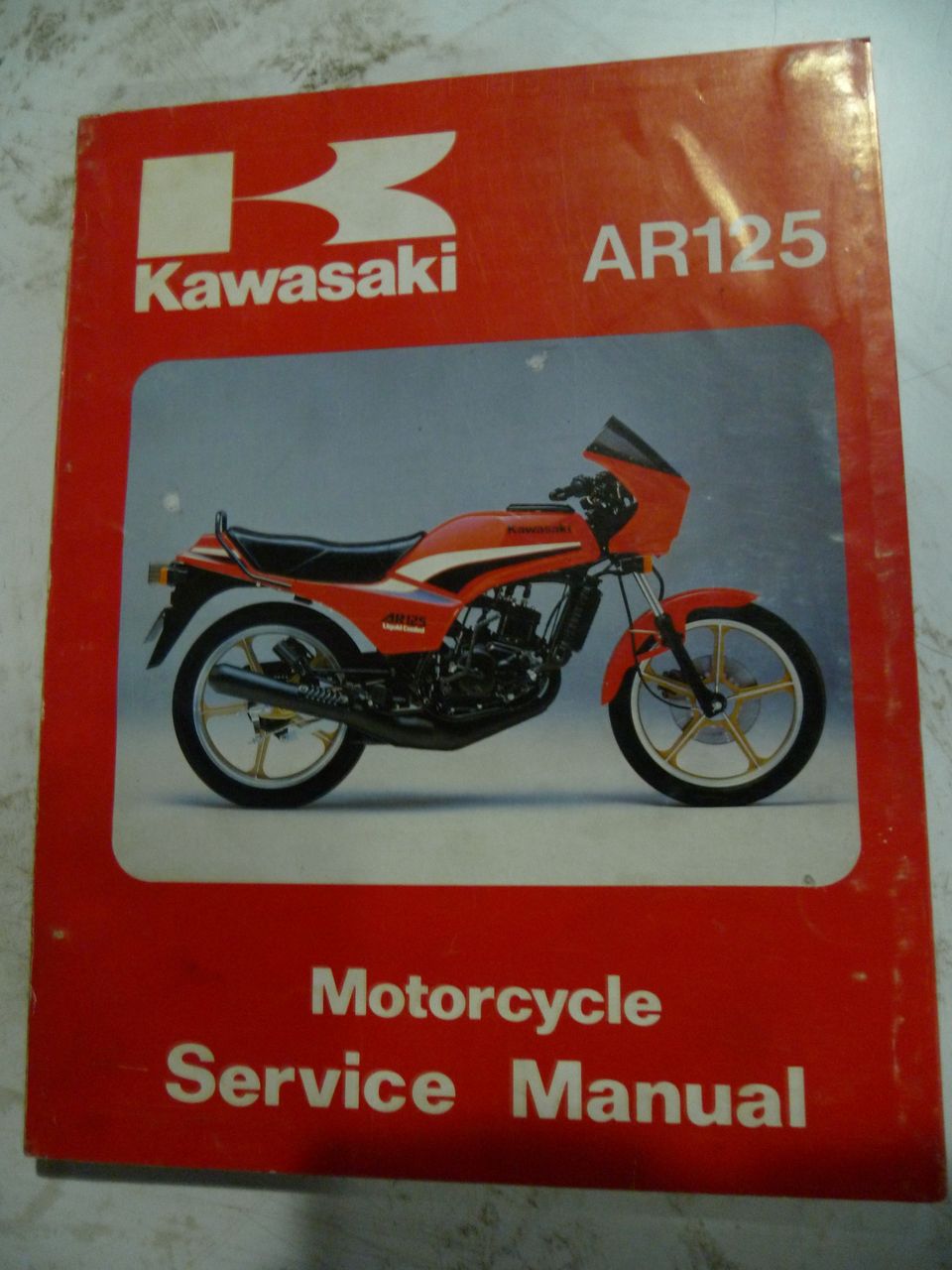 Kawasaki AR125 1983-1984 korjauskäsikirja