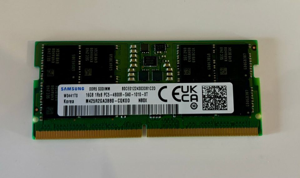 Samsung DDR5 SO-DIMM 4800mhz 16gb RAM