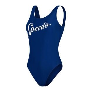 Speedo Logo Deep U-Back W Uimapuku 32 - 34, 38