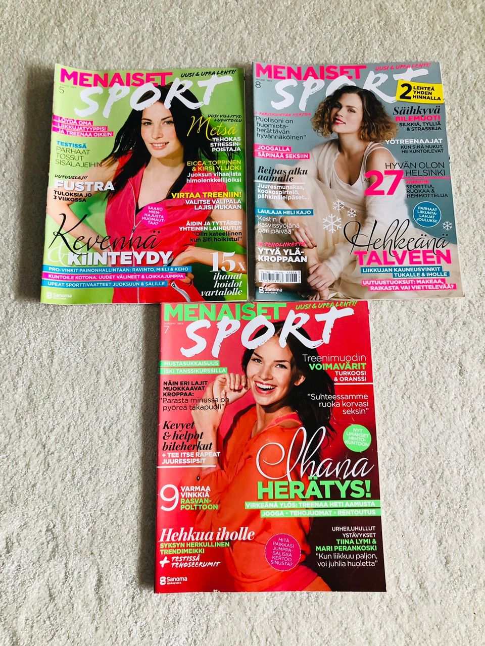 Me Naiset Sport-lehdet 5,7,8/2012