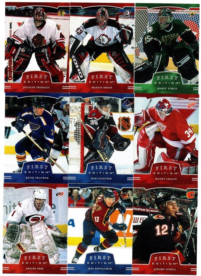 NHL BAP First Edition 2002  99 erilaista