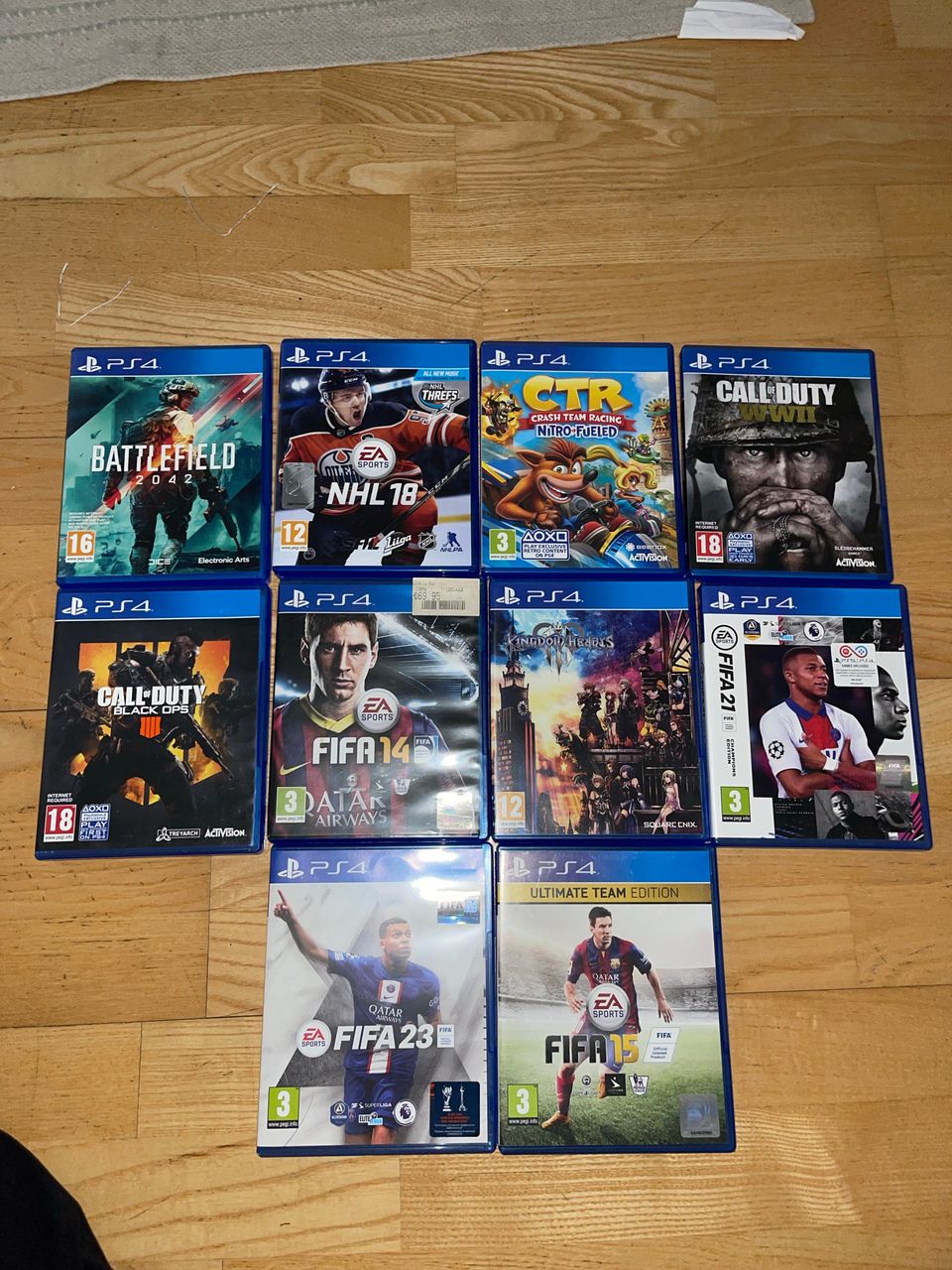 PS4 pelejä