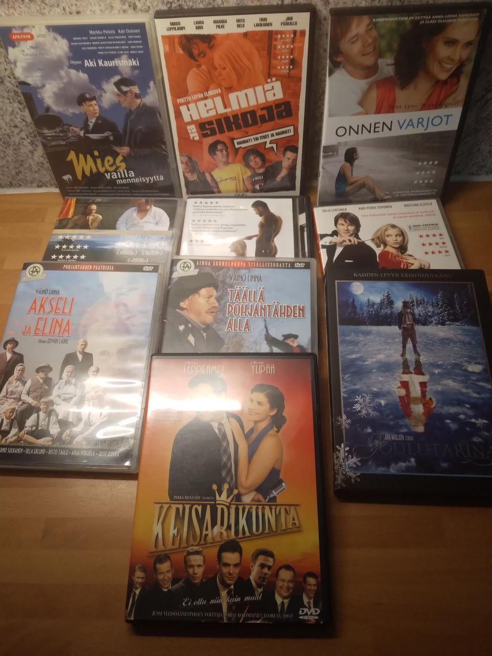 Kotimaiset dvd-elokuvat