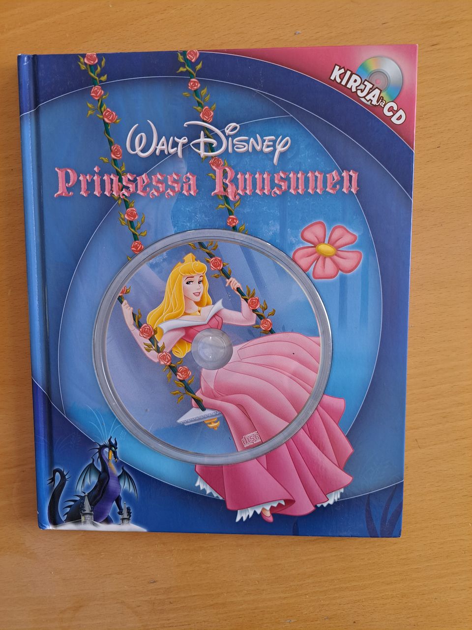 Walt Disney Prinsessa Ruusunen kirja ja cd