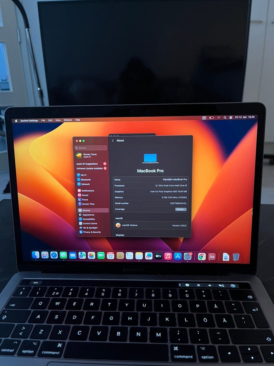 Macbook pro 2017 touch pad