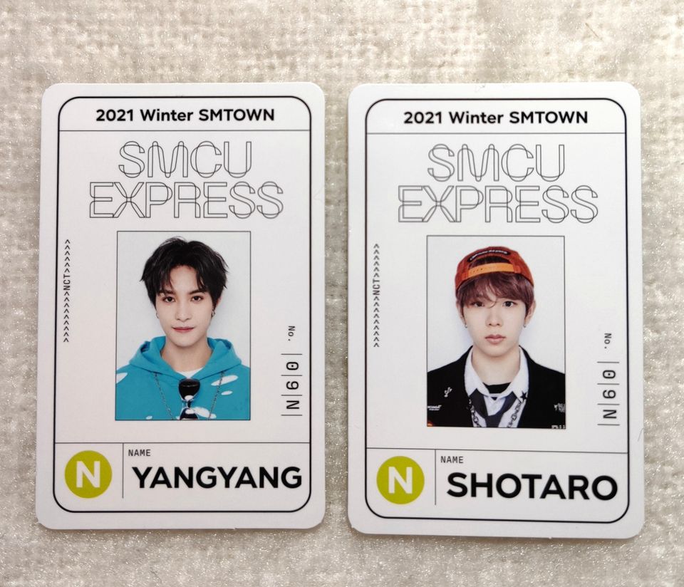 NCT 2021 Winter SMTOWN : SMCU Express Pass Cards