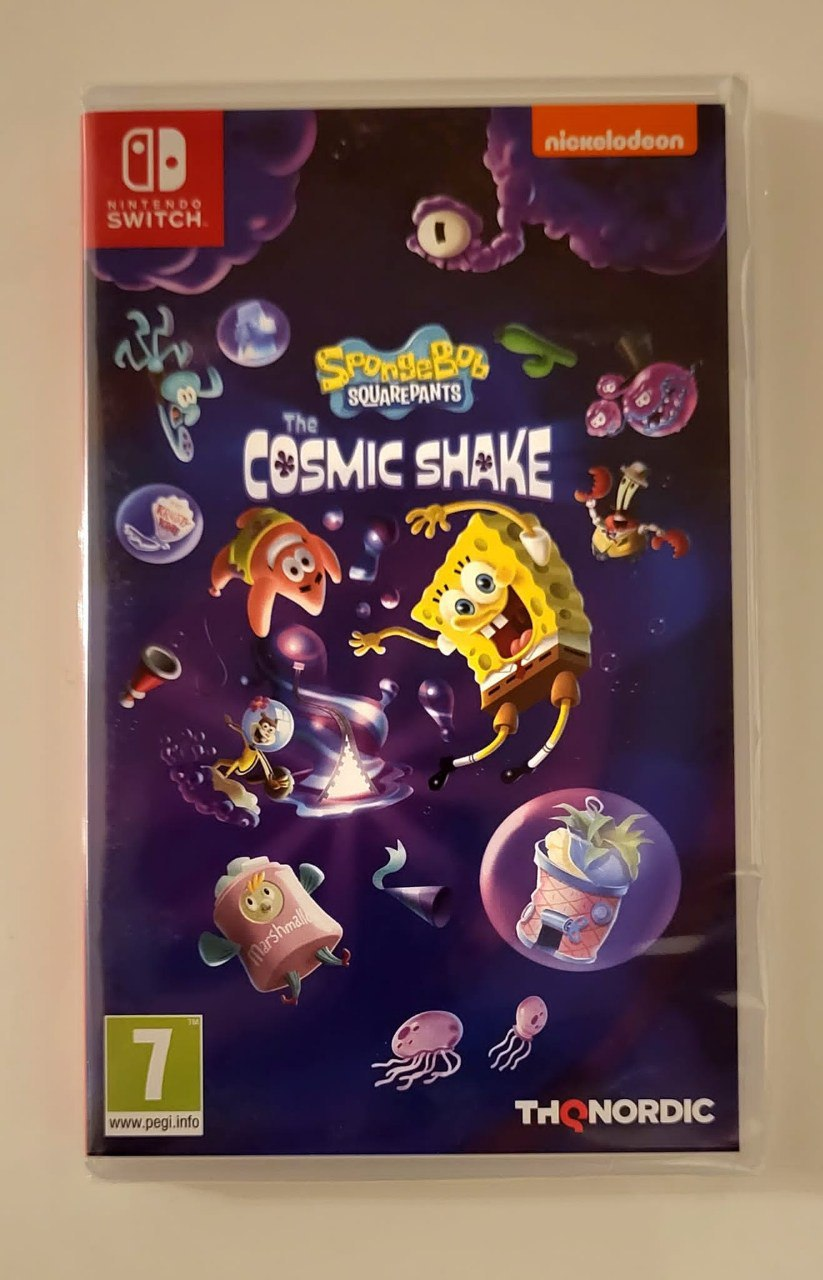 Spongebob The Cosmic Shake Nintendo Switch Sealed UUSI(hinta neuvoteltavissa)