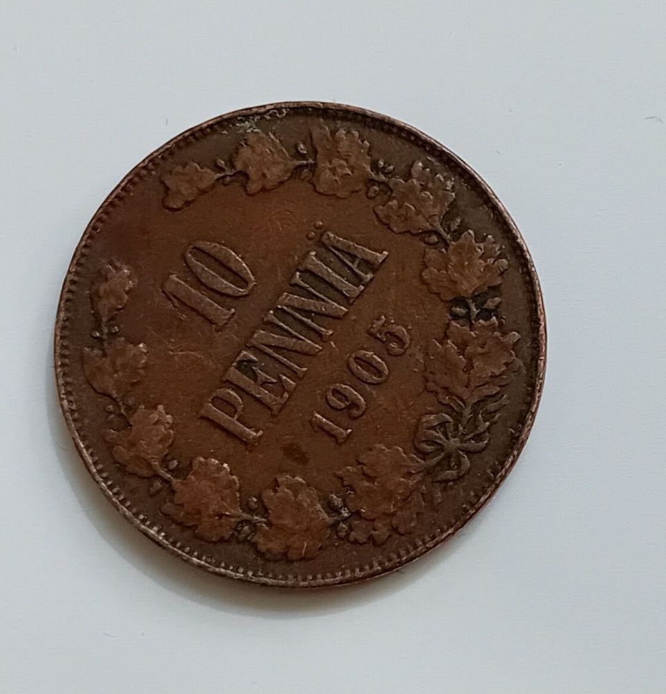 10 penniä 1905