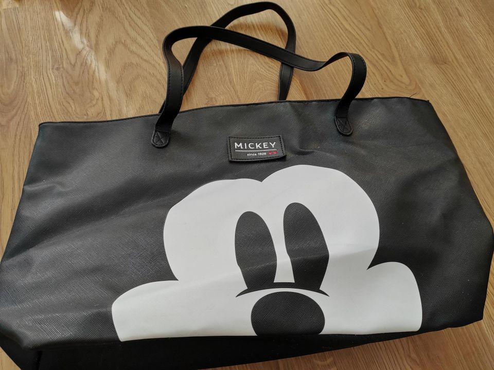 Suuri Mikki Hiiri kuvioinen laukku Disney