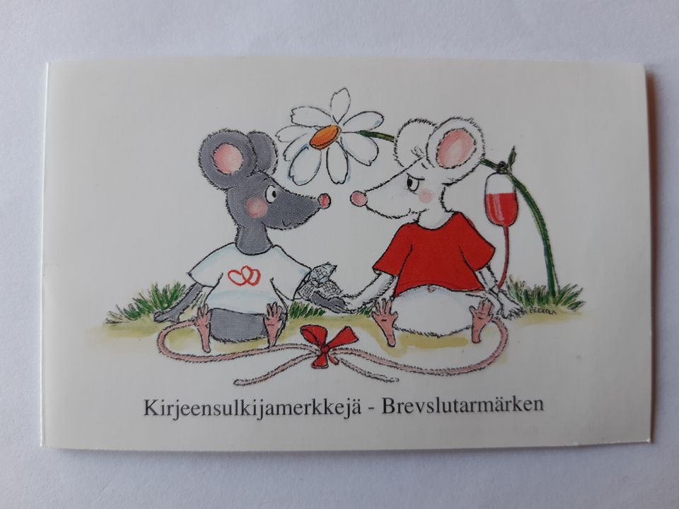 Kirjeensulkijamerkki Suomen Punainen Risti 1997