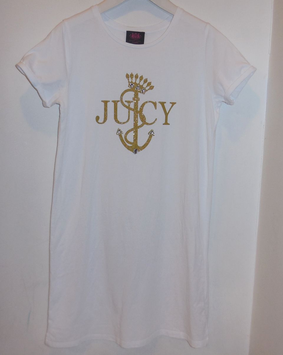 Juicy Couture black label valkoinen mekko 152-158 cm (12-13)