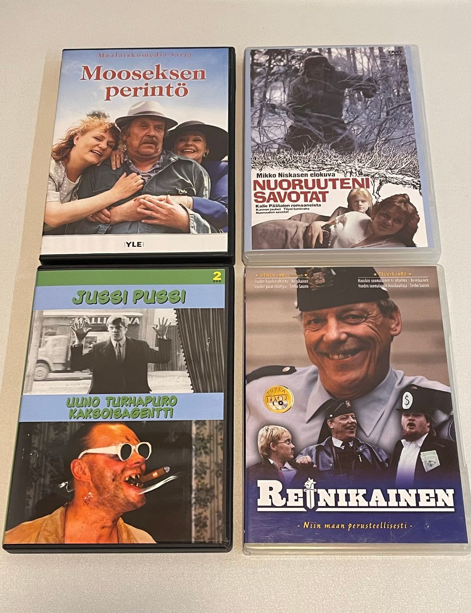 Kotimaiset DVD-sarjat ja elokuvat (sis.postikulut)