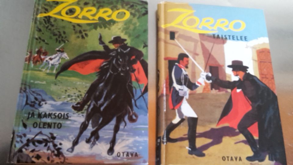 Zorro Kirjoja 2kpl