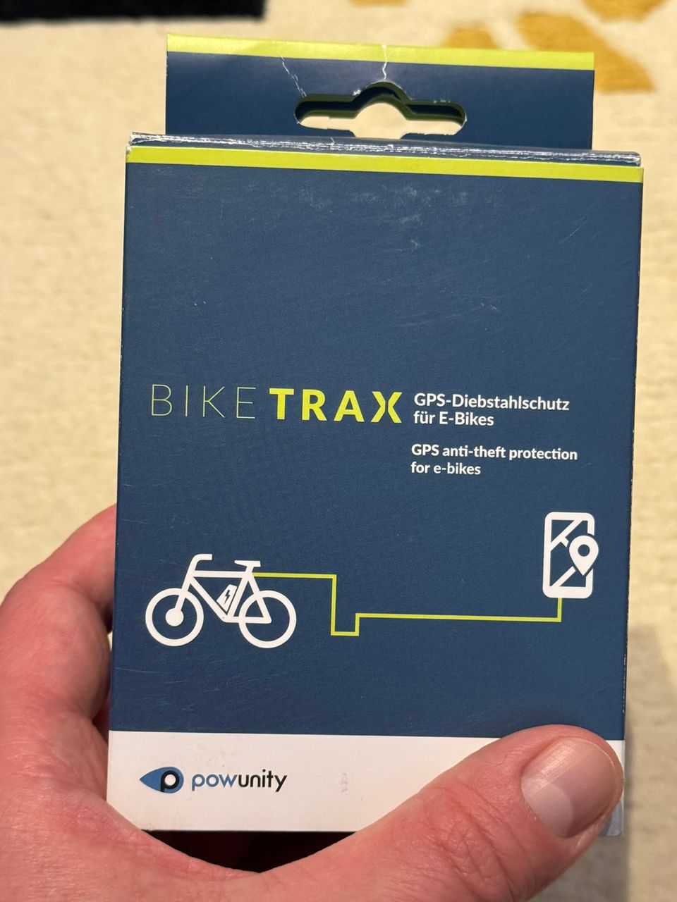 Bike Trax GPS paikanninjärjestelmä sähköpyöriin