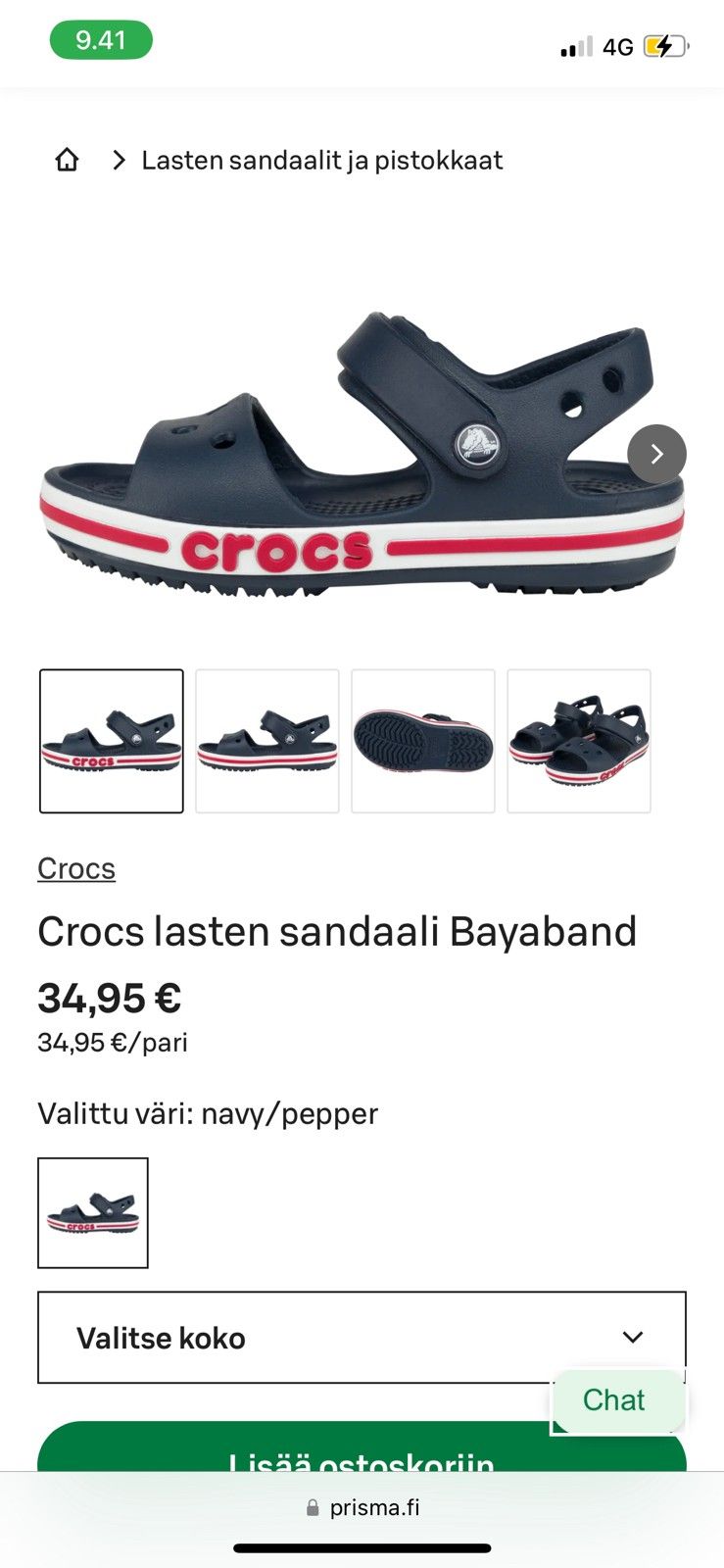 Crocs lasten sandaalit