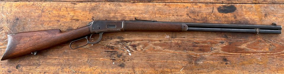 Harvinainen Winchester 1894 vipulukkokivääri kal. 25-35 (valmistettu 1902)