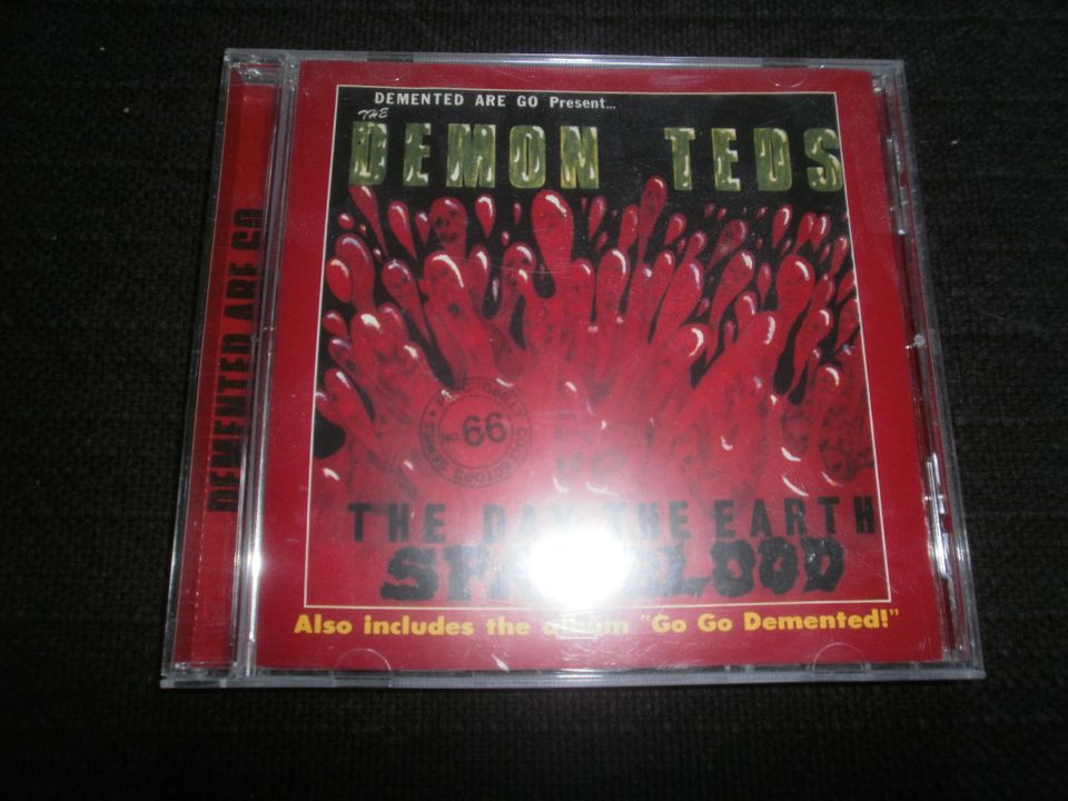 Demented Are Go/Demon Teds: The Day The Earth Splat Blood cd