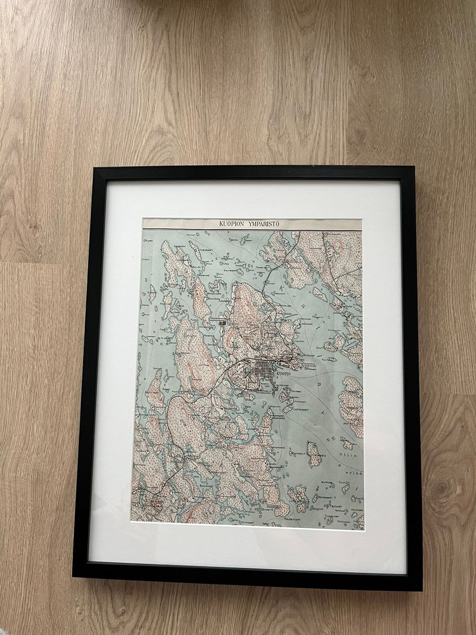 Kuopion kartta 1937 vuodelta