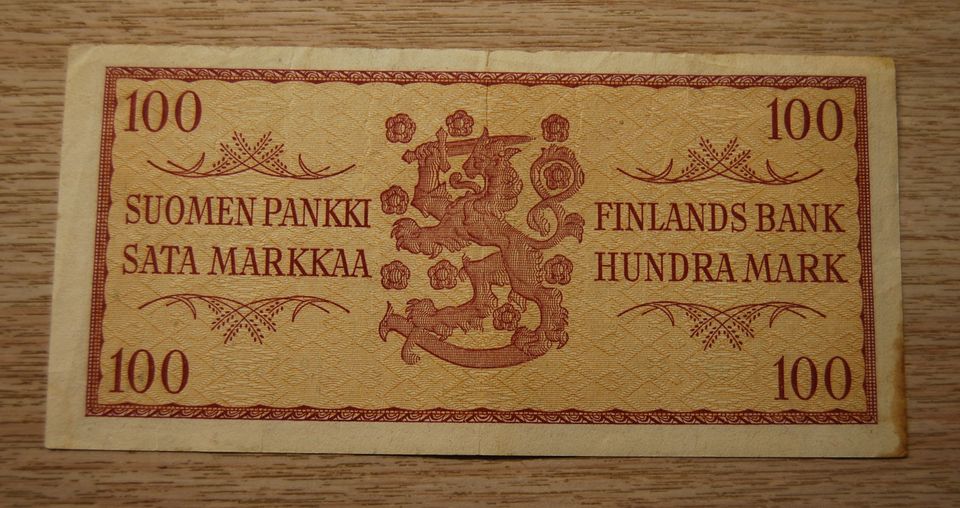 Suomen pankki 100 Markkaa 1957