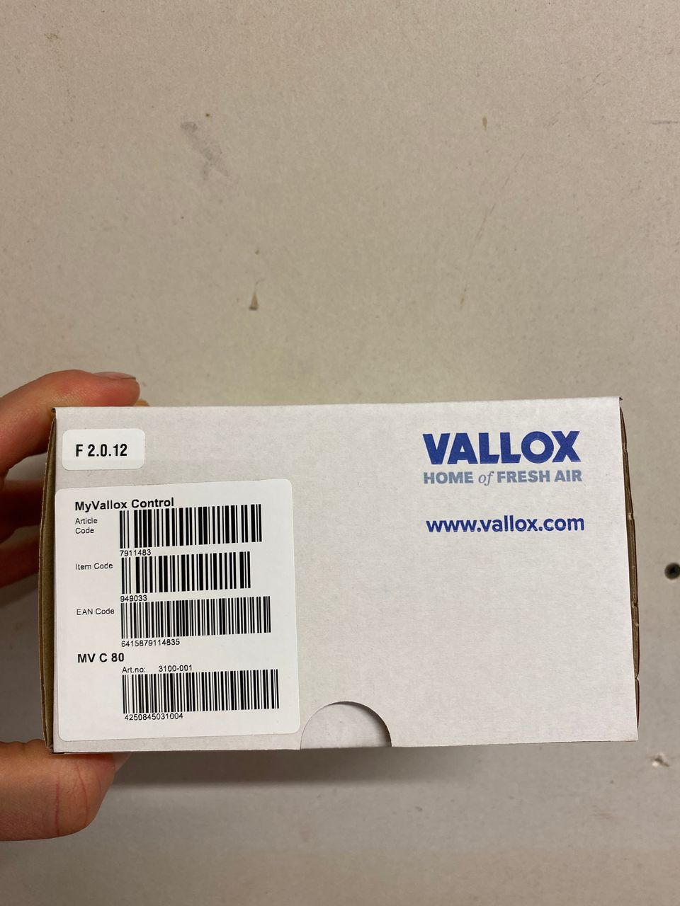 Vallox MyControl