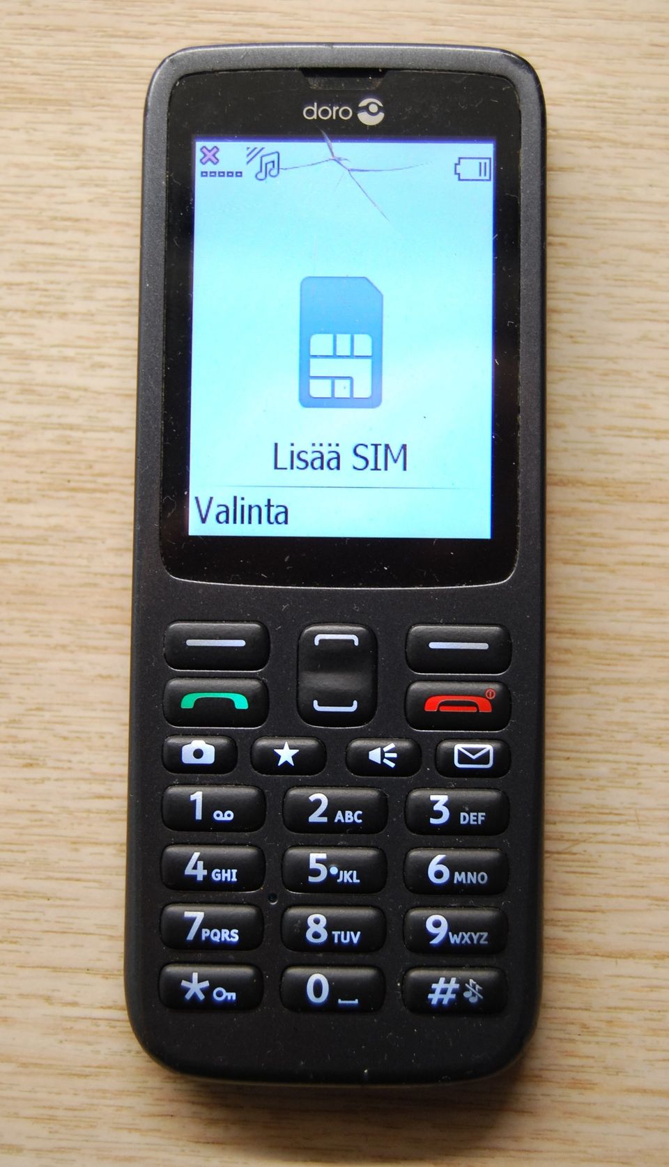 Doro 5517 matkapuhelin (musta)