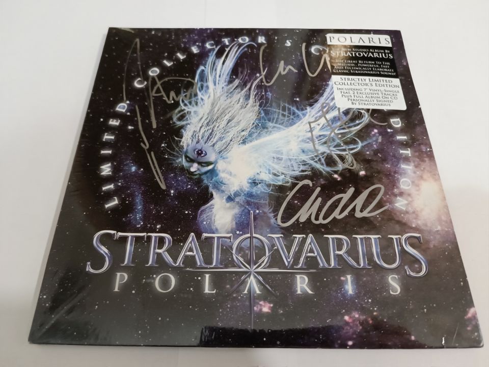 Stratovarius Polaris 7"+ CD Nimmareilla
