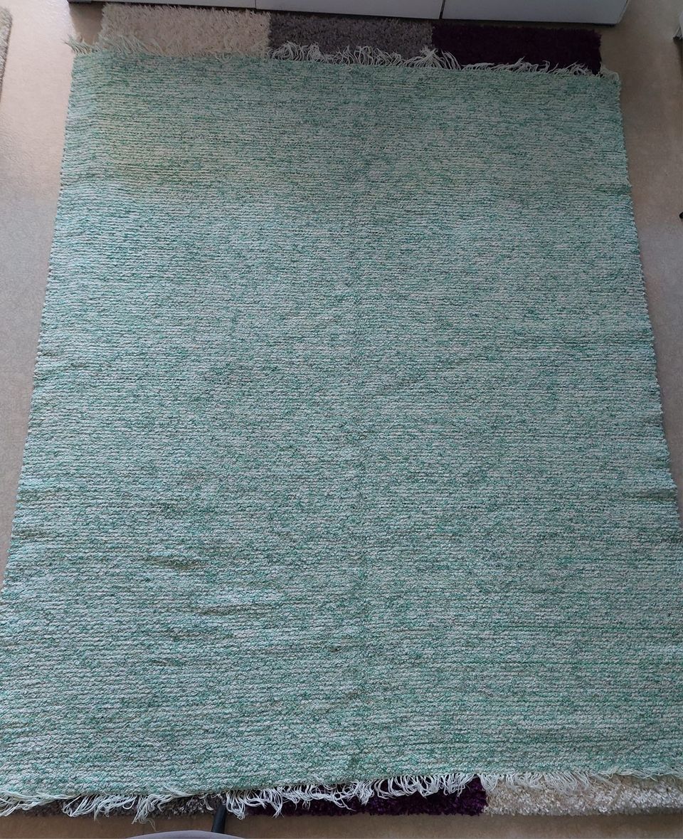 Suuri Mintunvihreä Matto 175 x 210 cm