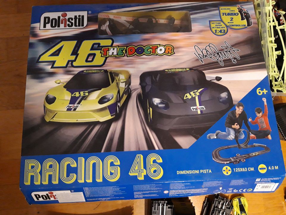 2 autorataa, Polistil Racing 46 ja Super Racing 3800 autorata
