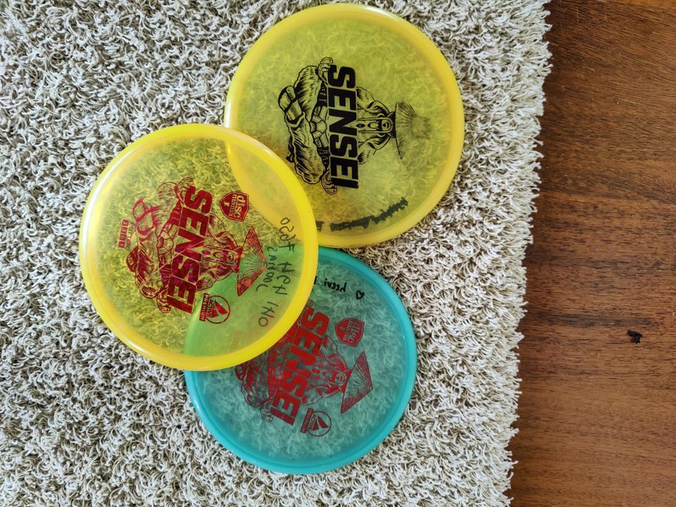 Frisbeegolf 3x sensei
