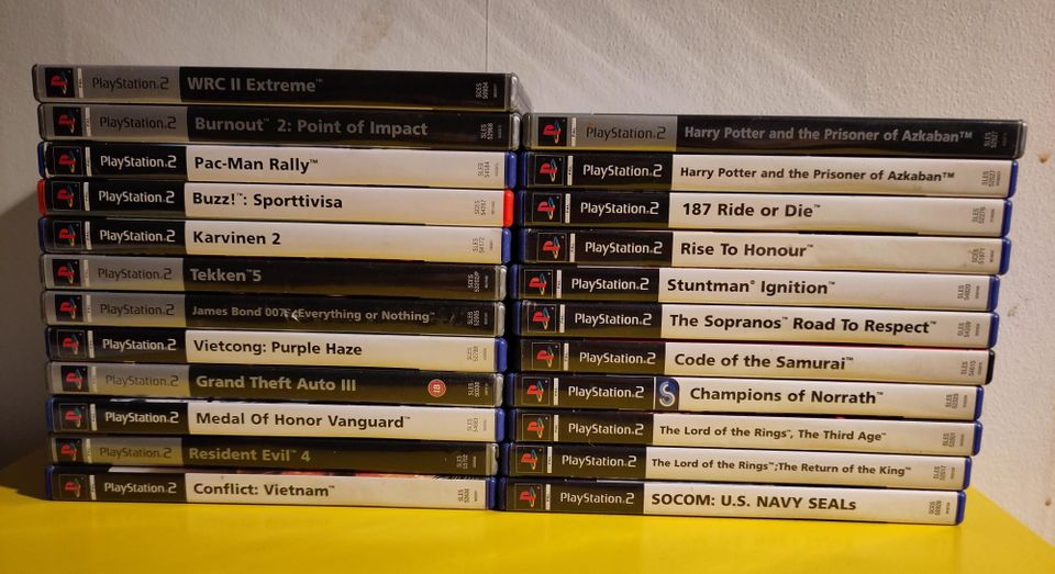 PS2 -pelejä, Playstation 2 -pelejä