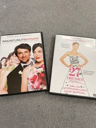 Kaksi romanttista komediaa dvd:nä
