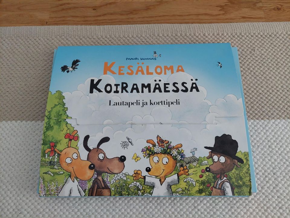 Kesäloma Koiramäessä -lautapeli ja korttipeli