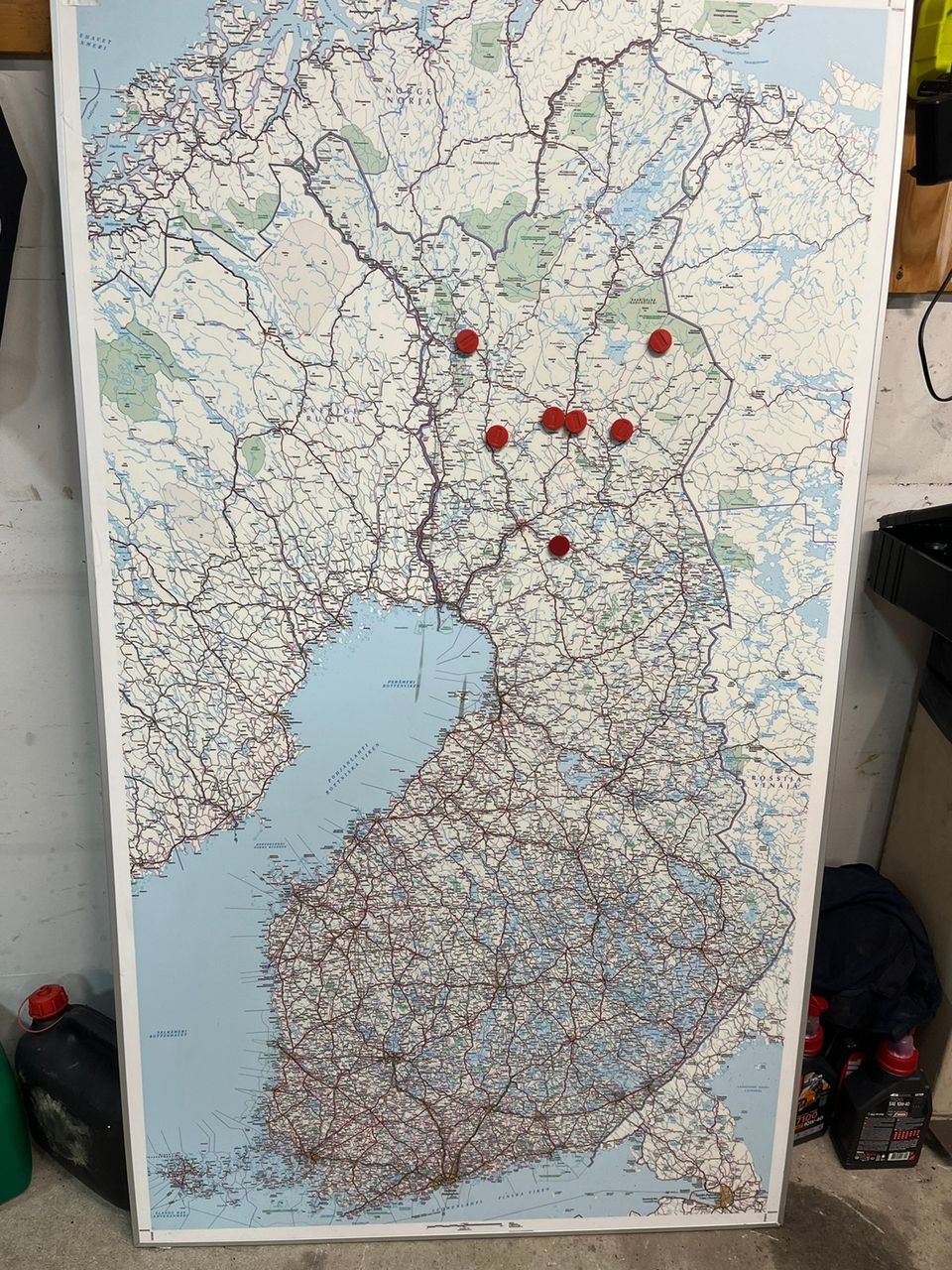 Suomen kartta magneettitaulu