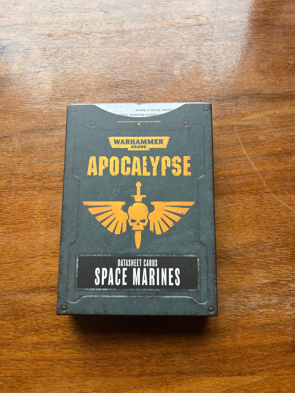 Warhammer 40k Apocalypse Space Marines Datasheed cards paketti