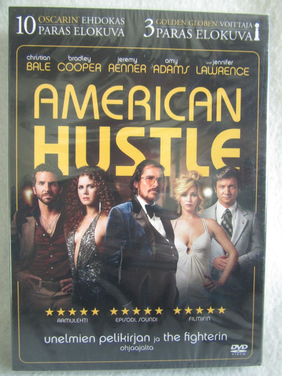 American Hustle dvd uusi
