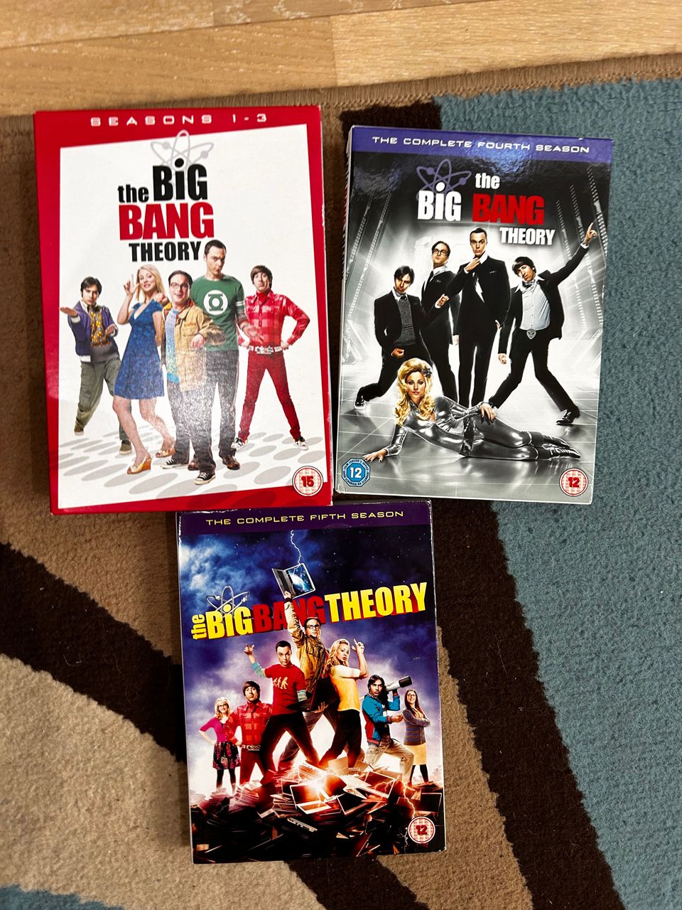 Big Bang Theory DVD kaudet 1-5