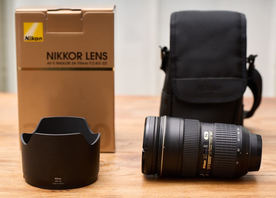 Nikon AF-S Nikkor 24-70mm f/2.8G ED objektiivi
