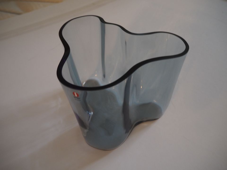 Alvar Aalto maljakko 14 cm kierrätyslasia