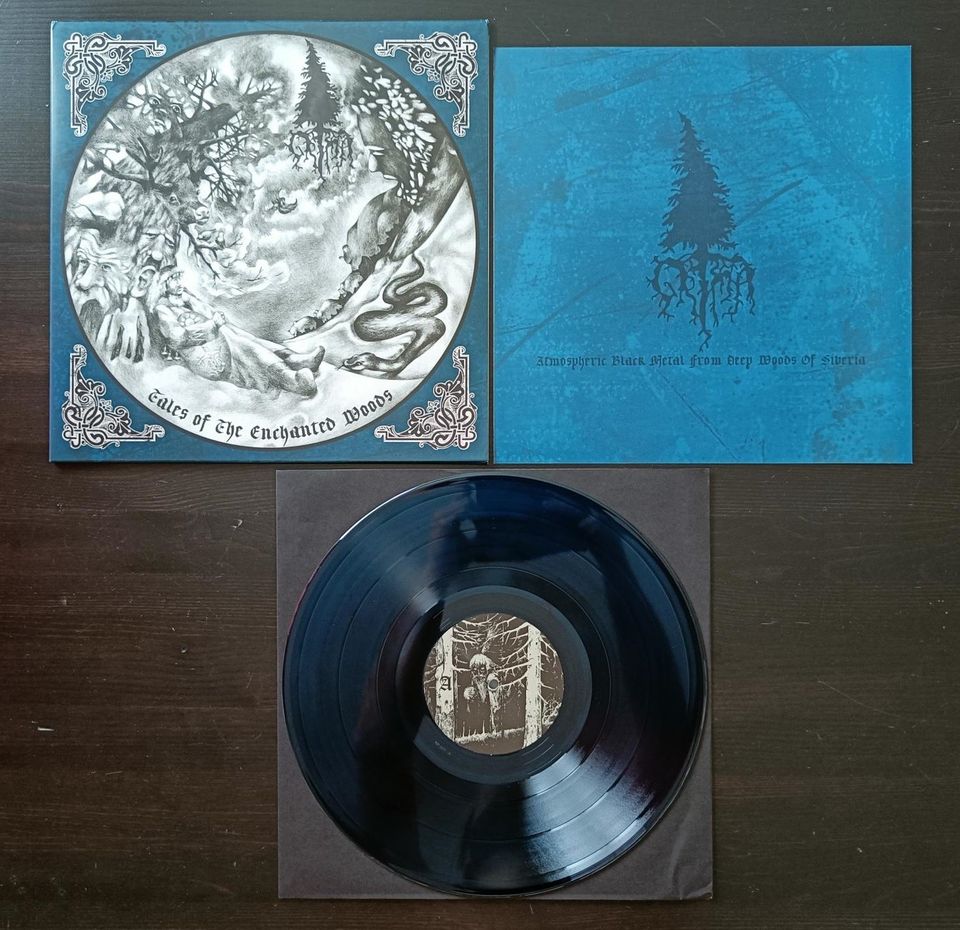 Grima - Tales Of The Enchanted Woods - Blue with Black Smoke LP