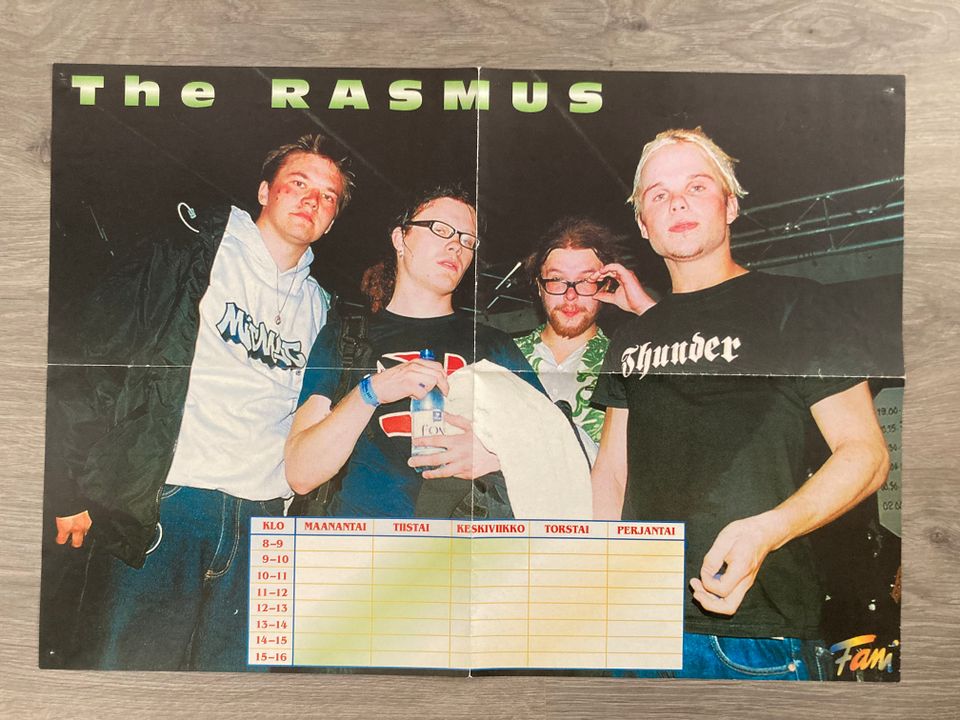 The Rasmus juliste