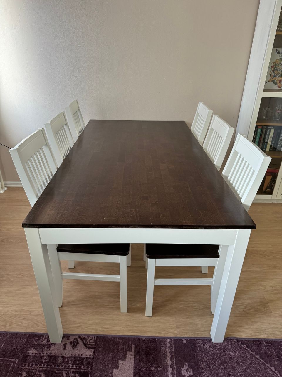 Sotka LIIA-ruokailuryhmä (Pöytä + 6 tuolia)