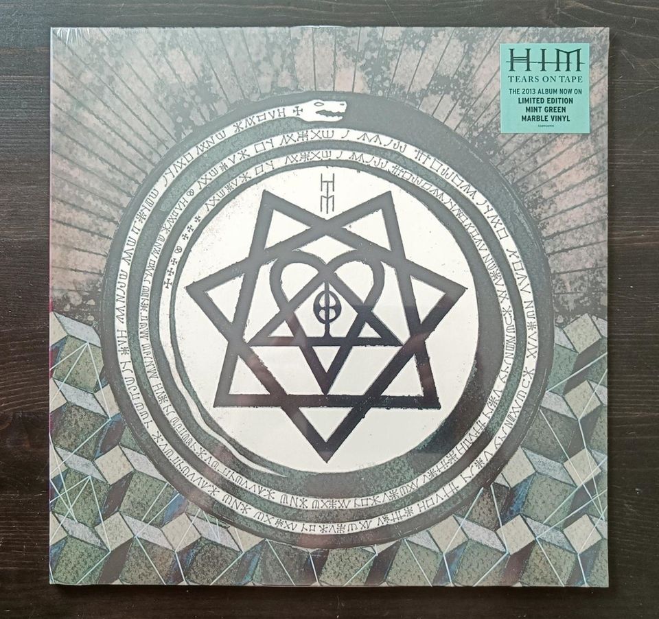 HIM - Tears On Tape - Mint Green Marbled LP Sealed