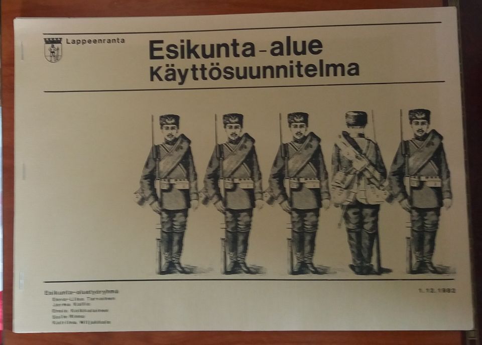 Lappeenranta - Esikunta-alue - Käyttösuunnitelma v. 1982